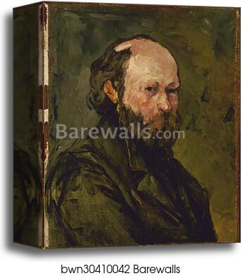 Self-Portrait by Paul Cézanne, Canvas Print