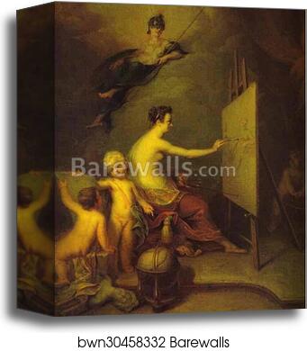 Allegory of Painting by Andrey Matveev, Canvas Print