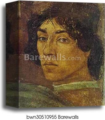 Self-Portrait by Filippino Lippi, Canvas Print