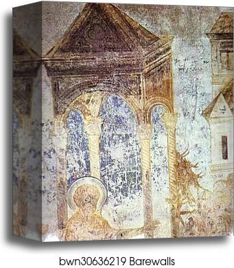 Healing of a Sick Man. Detail by Cimabue, Canvas Print