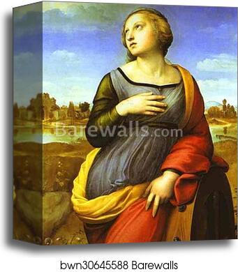 St. Catherine by Raphael, Canvas Print