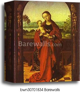 Madonna with Child by Petrus Christus, Canvas Print