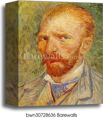Self-Portrait by Vincent Van Gogh, Canvas Print
