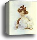 Porttrait of a Young Lady by Alexander Brulloff, Canvas Print