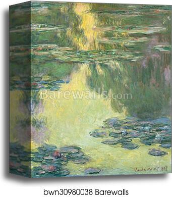 Waterlilies by Claude Monet, Canvas Print