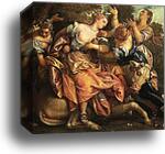 The Rape of Europa. Detail by Paolo Veronese, Canvas Print