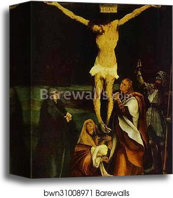 Crucifixion by Matthias Grünewald, Canvas Print