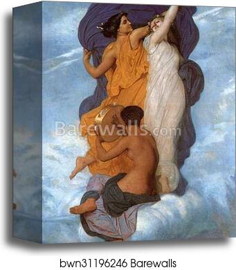 La Dance by William-Adolphe Bouguereau, Canvas Print