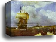 The Great Roads at Kronstadt by Ivan Aivazovsky, Canvas Print