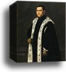 Portrait of a Man Aged Twenty-Six by Jacopo Robusti, Called Tintoretto, Canvas Print