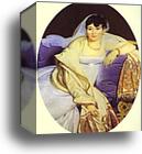 Portrait of Madame Rivière by Jean-Auguste-Dominique Ingres, Canvas Print