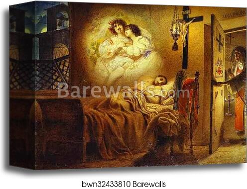 Nun's Dream by Karl Brulloff, Canvas Print