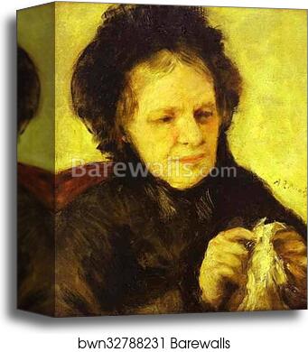 Portrait of Mme. Théodore Charpentier by Pierre-Auguste Renoir, Canvas Print