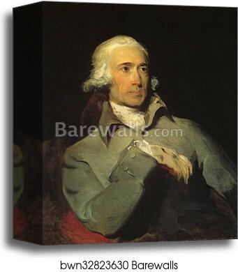 Portrait of William Lock by Sir Thomas Lawrence, Canvas Print Portrait of William Lock by Sir Thomas Lawrence, Canvas Print