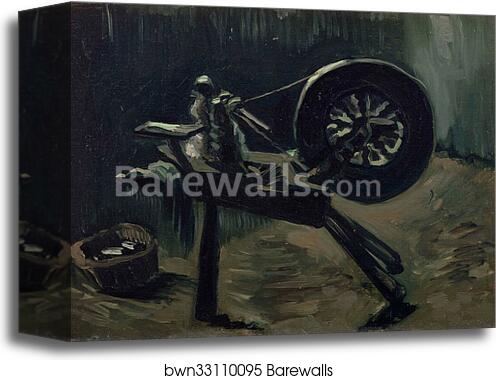 Bobbin winder by Vincent Van Gogh, Canvas Print