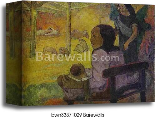 Baby (The Nativity) by Paul Gauguin, Canvas Print
