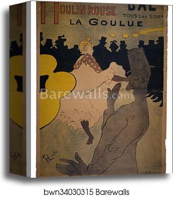 Moulin Rouge by Henri De Toulouse-Lautrec, Canvas Print