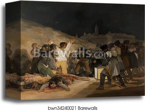 The Third of May by Francisco Goya, Canvas Print