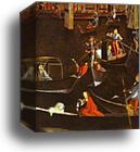 Healing of a Madman. Detail by Vittore Carpaccio, Canvas Print