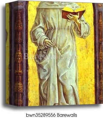 St. Anthony of Padua Reading by Cosmè Tura (A.K.A. Cosimo Tura), Canvas Print St. Anthony of Padua Reading by Cosmè Tura (A.K.A. Cosimo Tura), Canvas Print