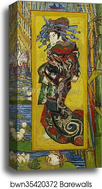 Courtesan: after Eisen by Vincent Van Gogh, Canvas Print