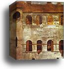 Healing of a Cripple and the Raising of Tabitha. Detail by Masolino Da Panicale, Canvas Print