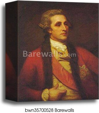 Sir William Hamilton by George Romney, Canvas Print