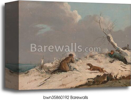 Duck Shooting in Winter by Henry Thomas Alken, Canvas Print Duck Shooting in Winter by Henry Thomas Alken, Canvas Print