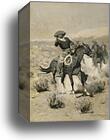 Days on the Range ("Hands Up!") by Frederic Remington, Canvas Print
