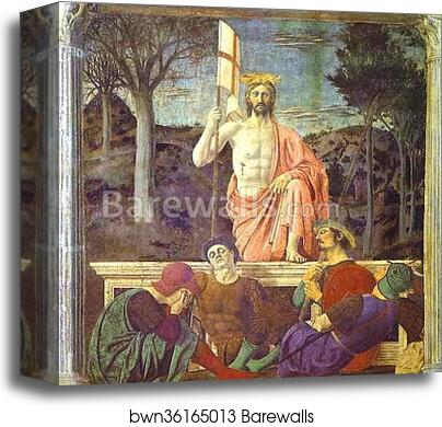 The Resurrection by Piero Della Francesca, Canvas Print
