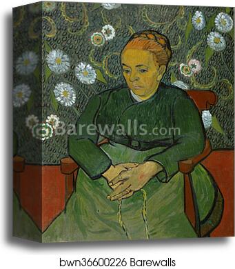 La Berceuse (Portrait of Madame Roulin) by Vincent Van Gogh, Canvas Print