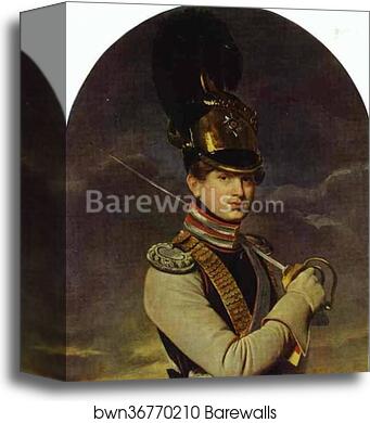 Portrait of the Prince N. P. Trubetzkoy by Orest Kiprensky, Canvas Print Portrait of the Prince N. P. Trubetzkoy by Orest Kiprensky, Canvas Print