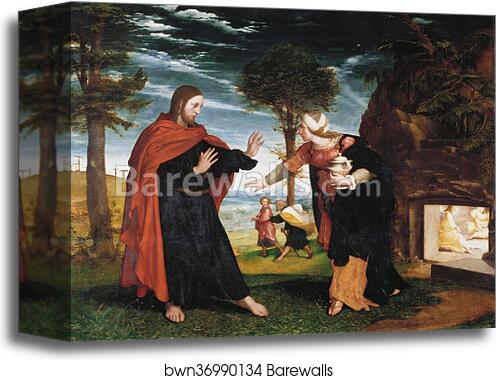 Noli Me Tangere by Hans Holbein The Younger, Canvas Print
