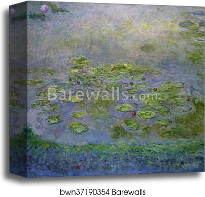 Nymphéas [Waterlilies] by Claude Monet, Canvas Print