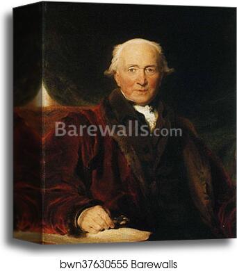 Portrait of John Julius Angerstein, Aged Over 80 by Sir Thomas Lawrence, Canvas Print Portrait of John Julius Angerstein, Aged Over 80 by Sir Thomas Lawrence, Canvas Print