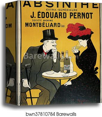 Absinthe J. Edouard Pernot by Leonetto Cappiello, Canvas Print