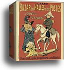 Bazar des Halles et Postes by Fernand Fernel, Canvas Print