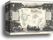 Colonies Francaises (en Afrique) by Victor Jules Levasseur, Canvas Print