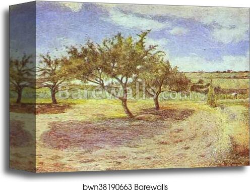 Apple-Trees in Blossom by Paul Gauguin, Canvas Print