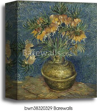Imperial Fritillaries in a Copper Vase by Vincent Van Gogh, Canvas Print