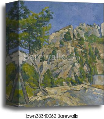 Bottom of the Ravine by Paul Cézanne, Canvas Print