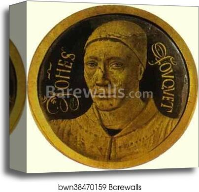 Self-Portrait by Jean Fouquet, Canvas Print