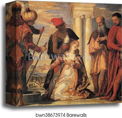 The Martyrdom of St. Justina by Paolo Veronese, Canvas Print