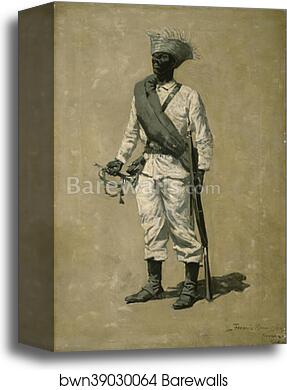 One of Gomez' Men by Frederic Remington, Canvas Print