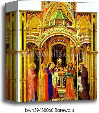The Presentation in the Temple by Ambrogio Lorenzetti, Canvas Print