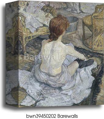 Rousse, dit aussi La Toilette by Henri De Toulouse-Lautrec, Canvas Print