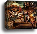 Martyrdom of St. Maurice and the Theban Legions by Jacopo Carrucci, Known As Pontormo, Canvas Print
