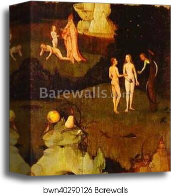 Paradise by Hieronymus Bosch, Canvas Print