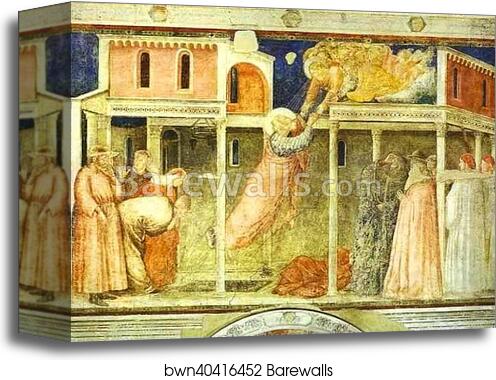 Ascention of John the Evangelist by Giotto, Canvas Print