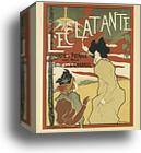 La Lampe à Pétrole "l'Éclatante" by Manuel Robbe, Canvas Print